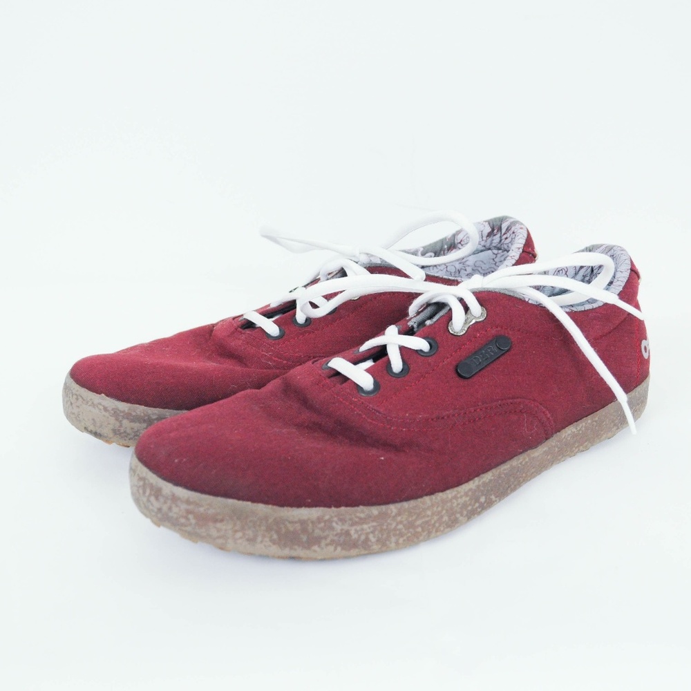 DZR Shift Red Flat Pedal Cycling Sneakers